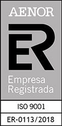 Certificado Aenor ISO 9001